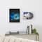 Wexel Art Double Panel Clear Acrylic Floating Wall Frame with Gold Hardware